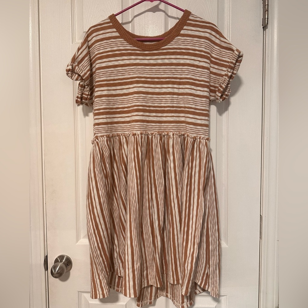 Striped Babydoll Dress